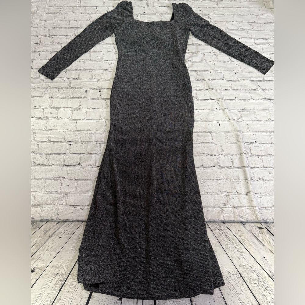 Elegant Black Long Sleeve Dress